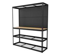 Sealey Modular Workbench APMWB1 - Heavy-Duty with Racking & Pegboard, 1.8m