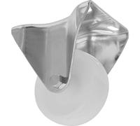 Sealey SCW480FPEM Heavy-Duty Nylon Castor Wheel Fixed Plate Ø80Mm - Trade