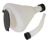 Sealey Heavy Duty Polyethylene Funnel With Closing Lid 240mm White F99240