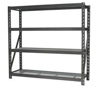 Sealey AP6572 Heavy-Duty Racking Unit with 4 Mesh Shelves 640kg Capacity Per Lev