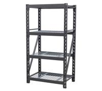 Sealey Heavy-Duty Racking Unit with 4 Mesh Shelves 640kg Capacity Per Level AP63