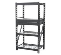 Sealey Heavy-Duty Racking Unit with 4 Mesh Shelves - 640kg Capacity Per Level with Single Drawer - AP6372COMBO1