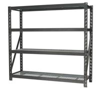 Sealey Heavy Duty Racking Unit with 4 Mesh Shelves 800Kg Capacity Per Level