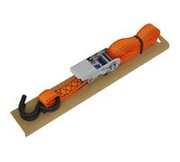 Sealey Heavy Duty Ratchet Strap S-Hook 25mm x 5m Cargo Luggage Rack Belt