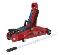 Sealey Heavy Duty Trolley Jack 2.5 Tonne Max Lift 380mm Weight 12.3kg 2500CX