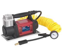 Sealey Tyre Inflator/Mini Air Compressor 12V Heavy-duty