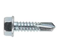 Sealey SDHX6325 Self-Drilling Screw 6.3 X 25Mm Hex Head Zinc Pack Of 100