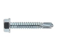 Sealey SDHX6338 Self-Drilling Screw 6.3 X 38Mm Hex Head Zinc Pack Of 100