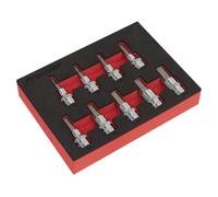 Sealey Hex Key Socket Bit Set 9pc Metric 3/8"Sq Drive