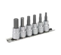 Sealey Hex Key Socket Set Chrome Plated 6 Pieces 3/8" Square Drive Metric AK656