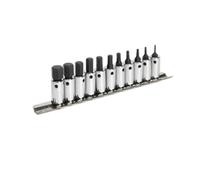 Sealey Premier Hex Socket Bit Set 1/4"Sq Drive11pc AK62251