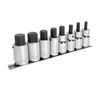 Sealey AK62258 Hex Socket Bit Set 8Pc 1/2inSq Drive Metric