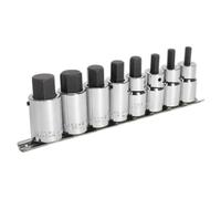 Sealey Hex Socket Bit Set 8pc 1/2"Sq Drive Metric AK62258