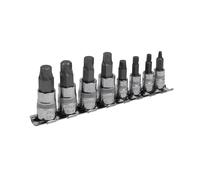 Sealey Hex Socket Bit Set Lock-On™ 8 Pieces 1/4" & 3/8"Sq Drive Metric - AK65600