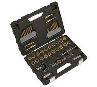 Sealey Hexagonal Tap & Die Set 46pc- Metric & SAE/Imperial - Titanium Coated - AK3046