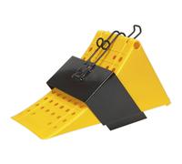 Sealey HGV or LGV Wheel Chock with Bracket 1.7kg Pack of 1