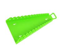 Sealey Hi-Vis 15 Spanner Rack Small to Big Durable Material Wall Mount/Carry Handle ** WR09HV - Green - Small at top **