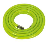 Sealey AHFC538 Air Hose High-Visibility 5M X Ø10Mm With 1/4inBsp Unions