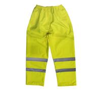 Sealey Hi-Vis Yellow Waterproof Workshop Trousers Pants - X-Large Xl 807Xl