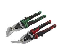 Sealey AK69072 2pc High Leverage Offset Aviation Tin Snip Set