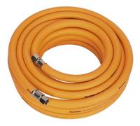 Sealey AHHC1038 Air Hose 10m x Ø10mm Hybrid High Visibility with 1...