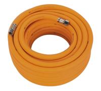Sealey Ahhc1538 High-Visibility Hybrid Air Hose With 1/4"bsp Unions 15M X 10mm