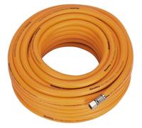 Sealey Air Hose 20m x Ø8mm Hybrid High Visibility with 1/4BSP Unions