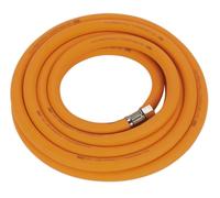 Sealey AHHC538 Air Hose 5M X Ø10Mm Hybrid High-Visibility With 1/4inBsp Unions