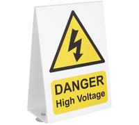 Sealey High Voltage Vehicle Warning Sign