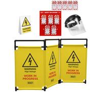 Sealey High Voltage Warning Signs and Safety Kit for EV and Hybrid Vehicles