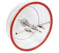 Sealey Hole Saw Cutter Adjustable 40-200mm For Drywall Wood Plastic etc AHS01