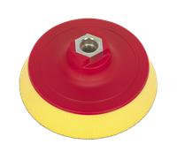 Sealey Hook-and-Loop Ultra Soft Backing Pad 123mm M14 x 2mm - PTCBPV3S