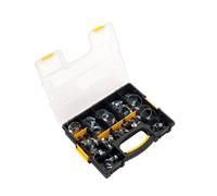 Sealey Hose Clips 85 Pieces Assorted Zinc Plated 8mm - 57mm 0.31"-2.24" Shc85Ac