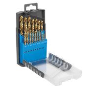 Sealey HSS Fully Ground Drill Bit Set 19pc DIN 338 Metric - AK4719