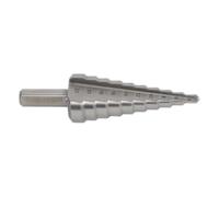 Sealey AK4722 HSS M2 Step Drill Bit 4-22mm Double Flute