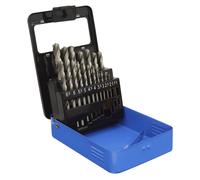 Sealey HSS Split Point Fully Ground Drill Bit Set 19pc Metric AK47191