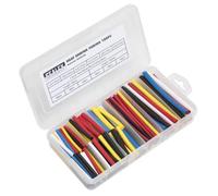 Sealey HST501MC Heat Shrink Tubing Assortment 180Pc 50 & 100Mm Mixed Colours
