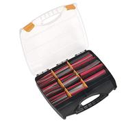 Sealey Heat Shrink Tubing Sleeve 261 Pieces Adhes Lined 100 150mm Hstal261Mc