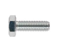 Sealey Ht Setscrew M10 X 30mm 8.8 Zinc Plated Din 933 Pack Of 25 Ss1030