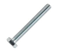 Sealey HT Setscrew M10 x 80mm 8.8 Zinc DIN 933 Pack of 25