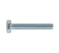Sealey Ht Setscrew M4 X 25mm 8.8 Zinc Plated Din 933 - Pack Of 50 Pieces Ss425