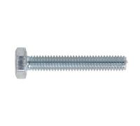 Sealey HT Setscrew M4 x 25mm 8.8 Zinc Plated DIN 933 - Pack of 50 Pieces SS425