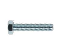 Sealey Ht Setscrew M5 X 25mm 8.8 Zinc Plated Din 933 - Pack Of 50 Pieces Ss525