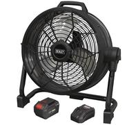 Sealey HVD16CCOMBO 2-In-1 Cordless/Corded 16in High Velocity Drum Fan 20V Sv20 Series Kit