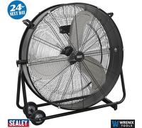 Sealey HVD30 Industrial Drum Fan 30" 230V High Velocity Workshop Fan