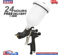 Sealey HVLP05 Premier Professional HVLP Gravity Feed Spray Gun 1.3mm Set-Up