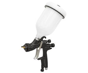 Sealey HVLP05 HVLP Gravity Feed Spray Gun 1.3mm Set-Up Fine Adjustment Max 280mm