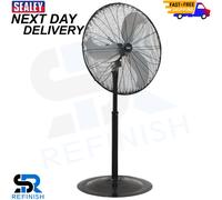 Sealey HVSF30 Industrial High Velocity Oscillating Pedestal Fan 30" 230V [Fans