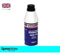 Sealey Hydraulic Jack Oil 500ml Quality High Performance For Trolleys Cranes