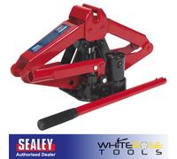 Sealey Hydraulic Scissor Jack in Case Emergency Car Lift Wind Up Garage 700kg